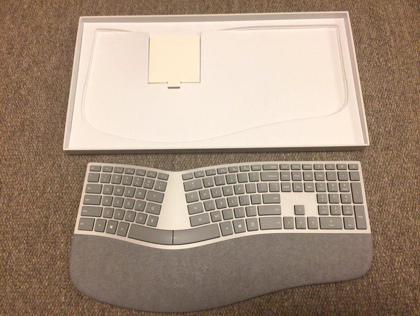 写真レビュー】Surface Ergonomic Keyboardを購入して使ってみた感想 