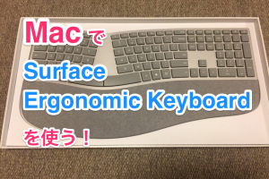Macで最新の人間工学キーボードを使いたい！Surface Ergonomic Keyboardを試してみた
